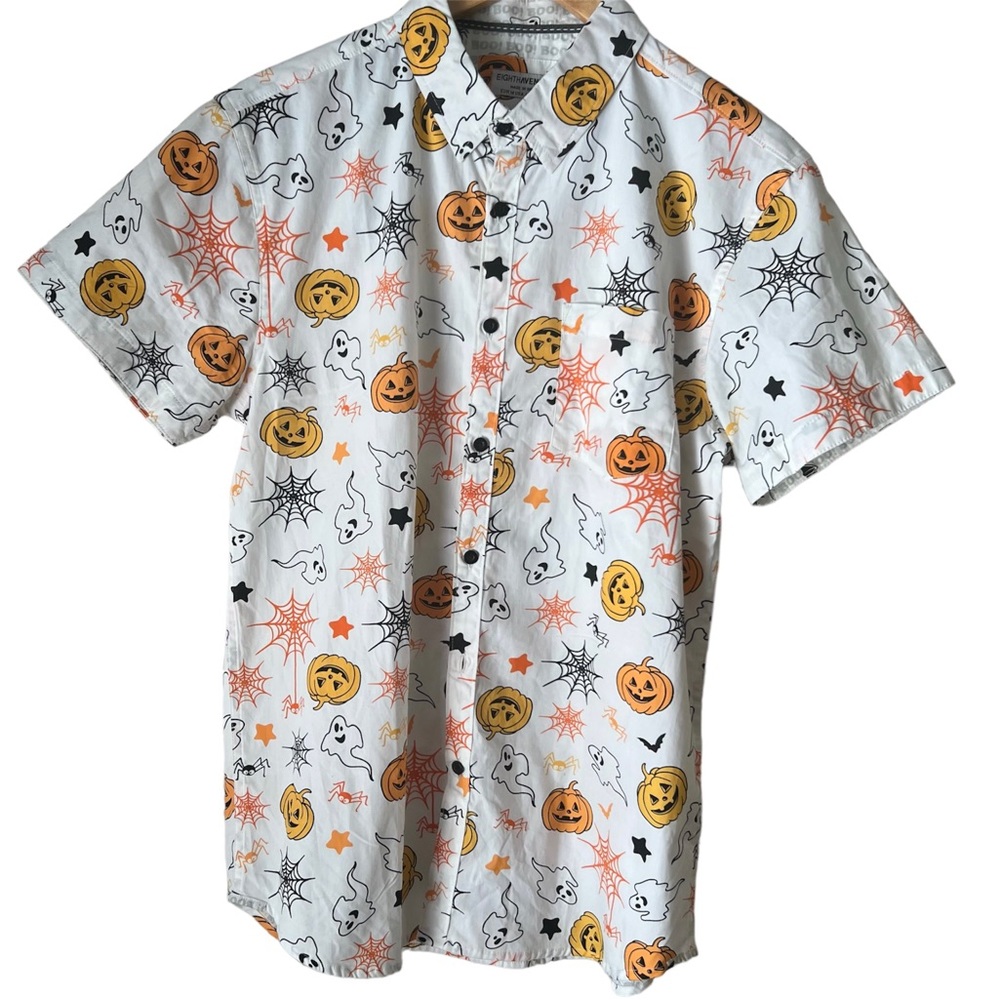 Halloween Men’s Button up shirt